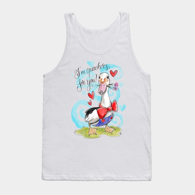 I’m quackers for you! Tank Top by Jurassic Ink